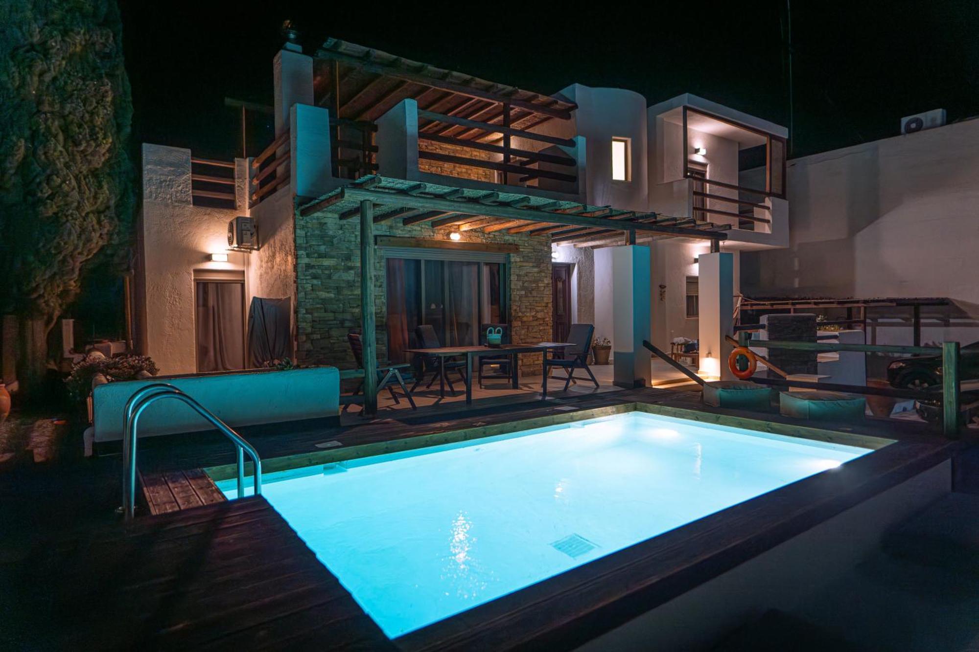 Apollonas & Sibylla Villa Chorio  Extérieur photo