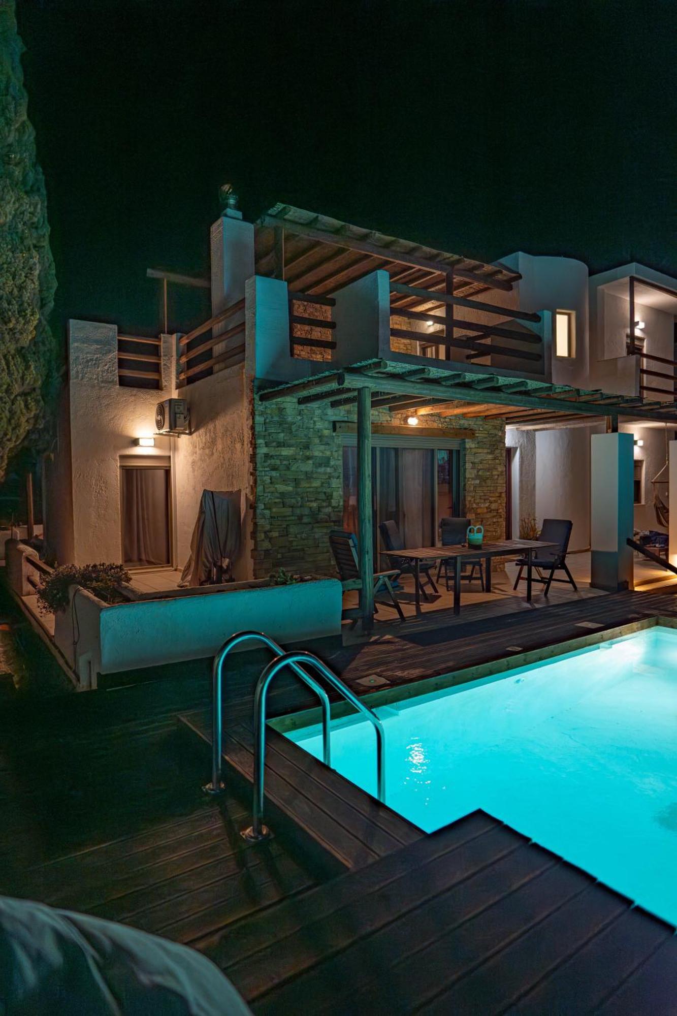 Apollonas & Sibylla Villa Chorio  Extérieur photo