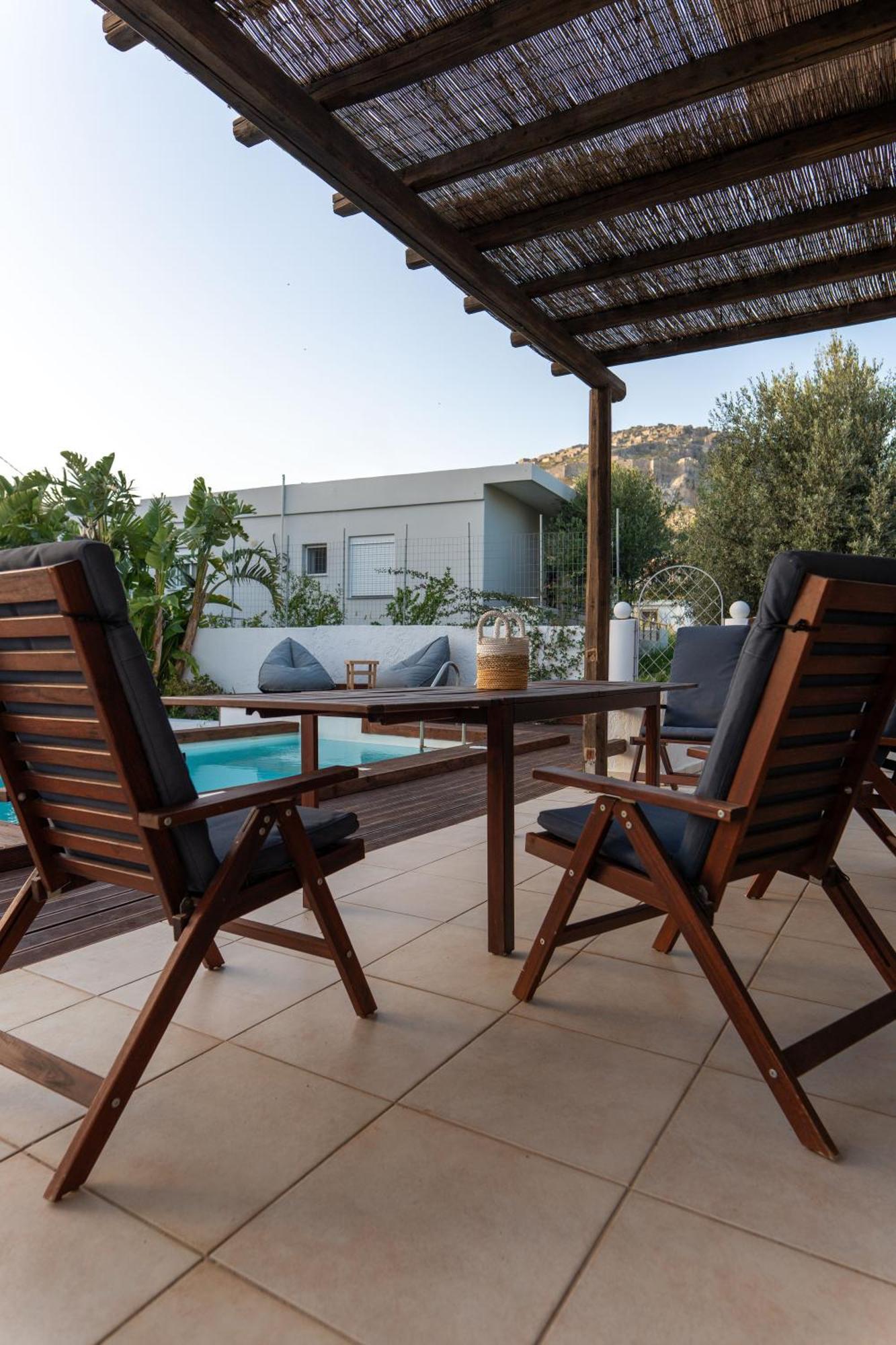 Apollonas & Sibylla Villa Chorio  Extérieur photo